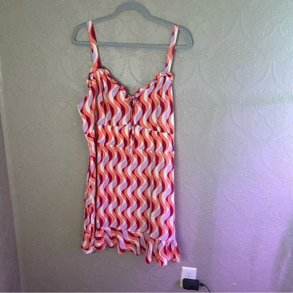 Colorful Wavy Pattern Dress Nobodys Child New NWT 20 dress groovy